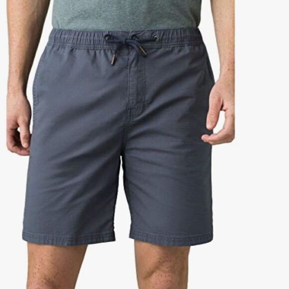 Prana Mens Bay Ridge Short Blue - Picture 1 of 8